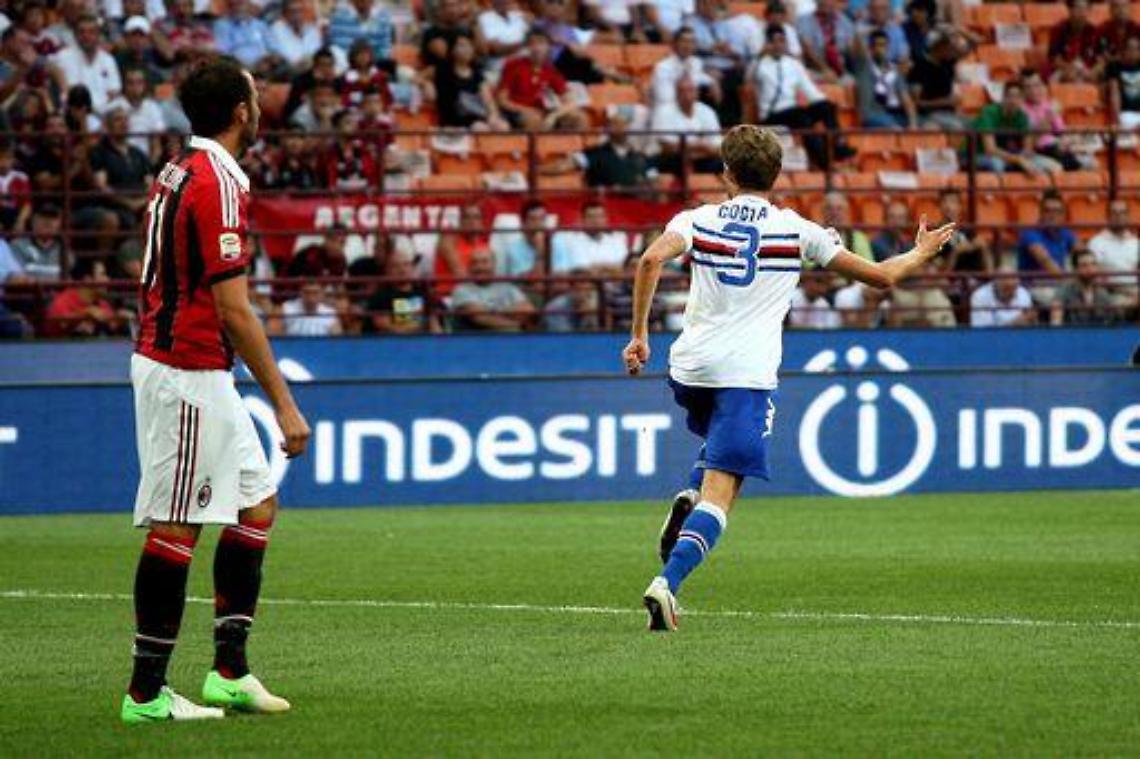 Calcio/ Serie A: colpo Samp, Milan subito ko