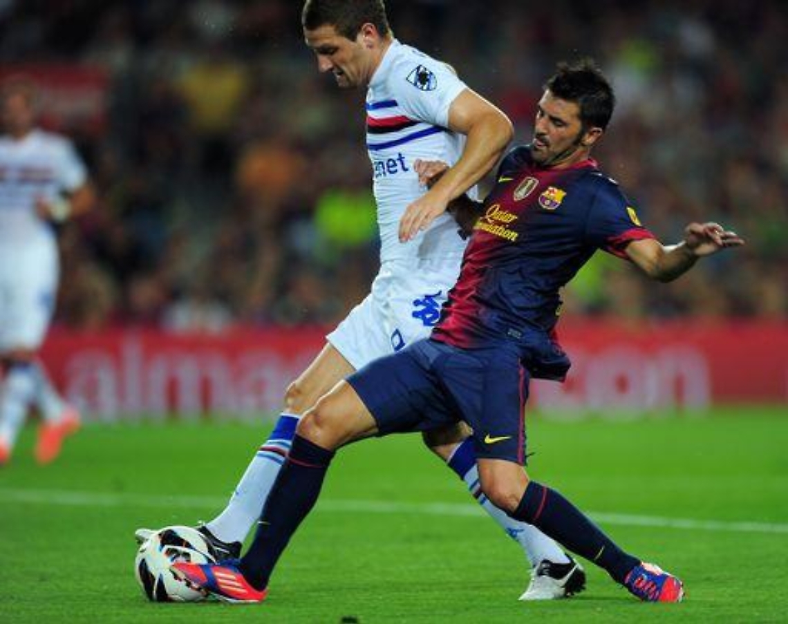 Calcio/ Trofeo Gamper: Sampdoria batte Barcellona 1-0