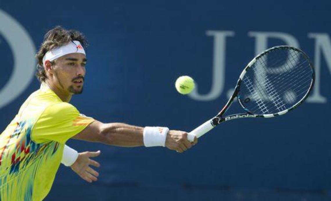 Tennis/ Us Open: avanza Fognini, Lorenzi ko