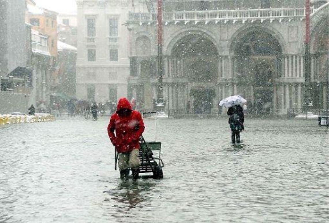 Maltempo/ Venezia: mercoled&igrave; prevista marea eccezionale 140 cm