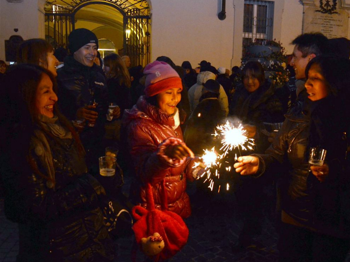 Il Brindisi del 31 in piazza san Secondo