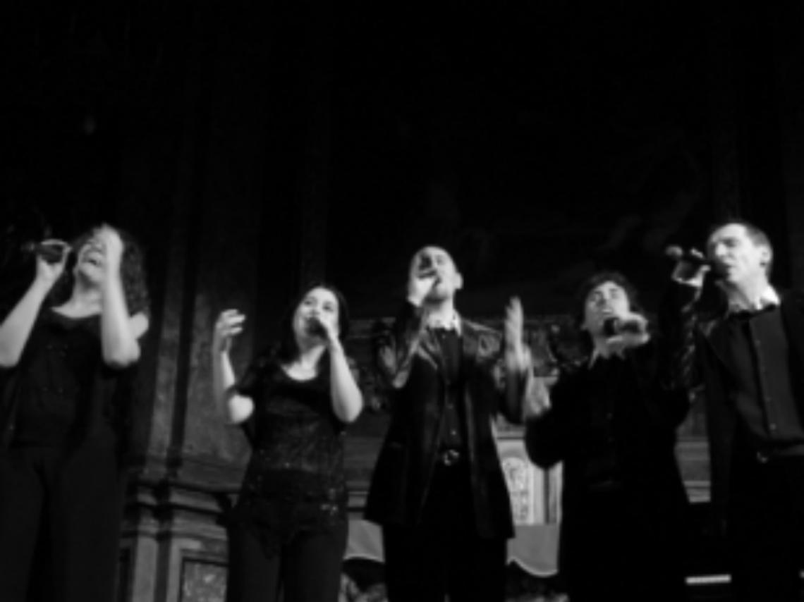 Quintetto vocale a cappella <br/>sabato a Palazzo Mazzetti