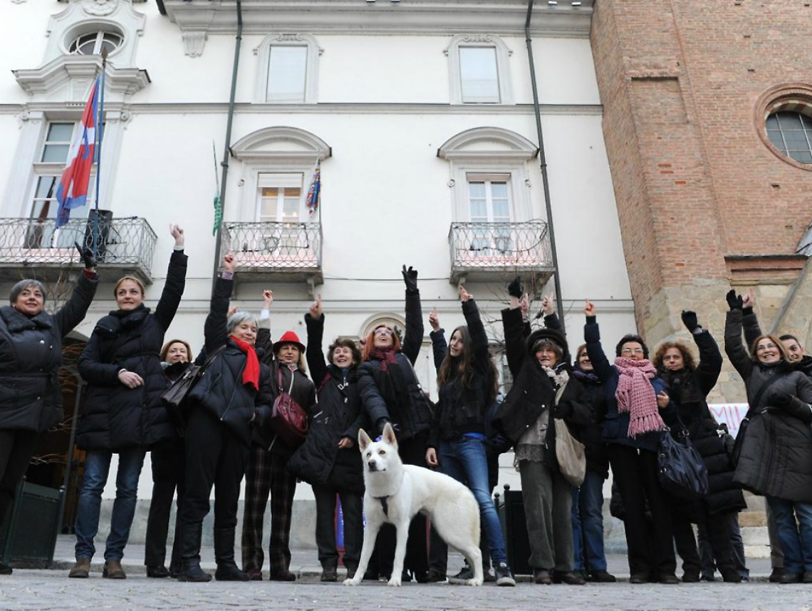 Anche ad Asti il flash mob contro il femminicidio