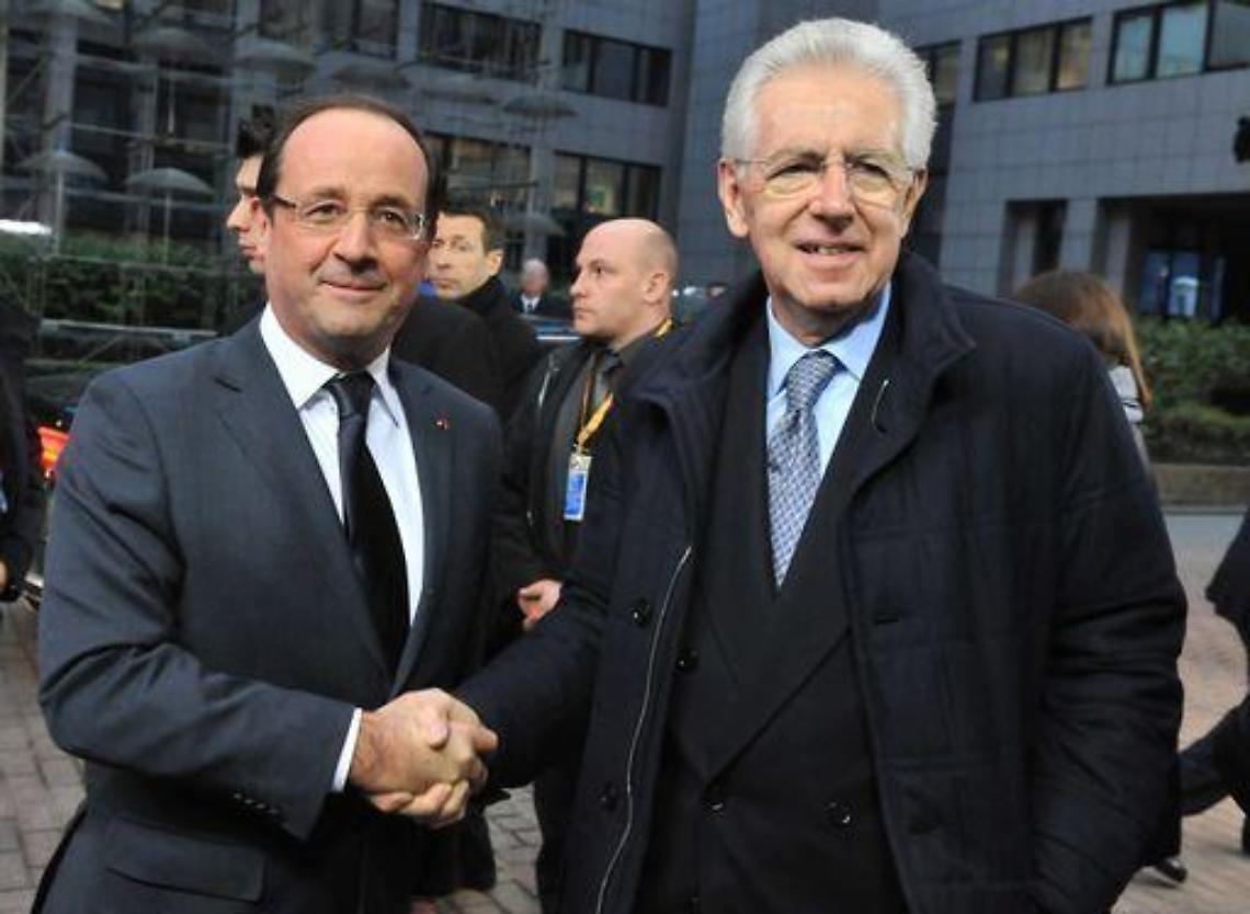 Italia-Francia/ Monti oggi incontra Hollande a Parigi