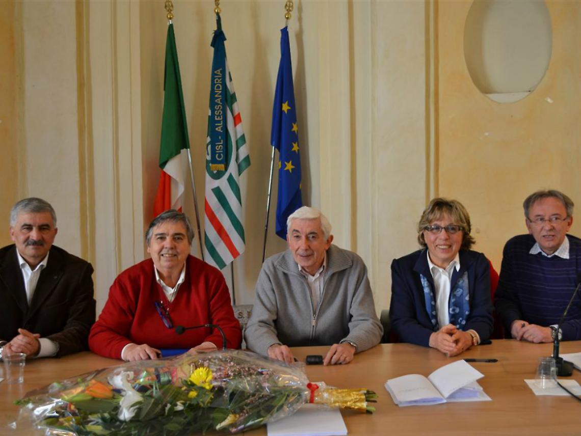 Pensionati Cisl, segretaria alessandrina<br/>ma c'&egrave; l'astigiano Giuseppe Castino