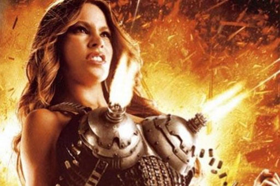 Cinema/Vergara con decolt&egrave; pericoloso nel poster di Machete Kills