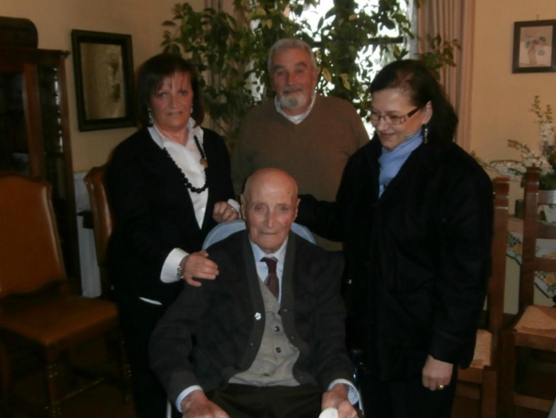 Festeggiato il centenario Giuseppe Abbracchio