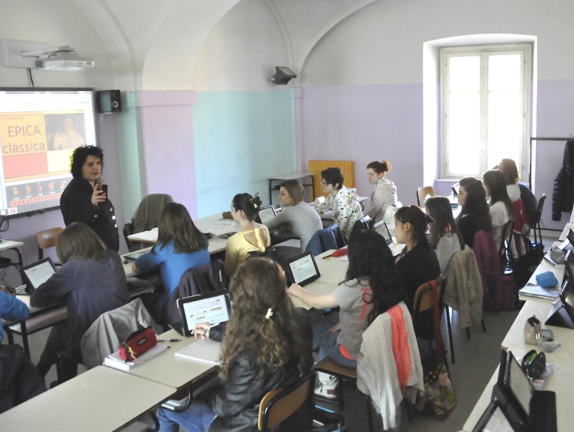 All'istituto Monti il libro &egrave; diventato un tablet