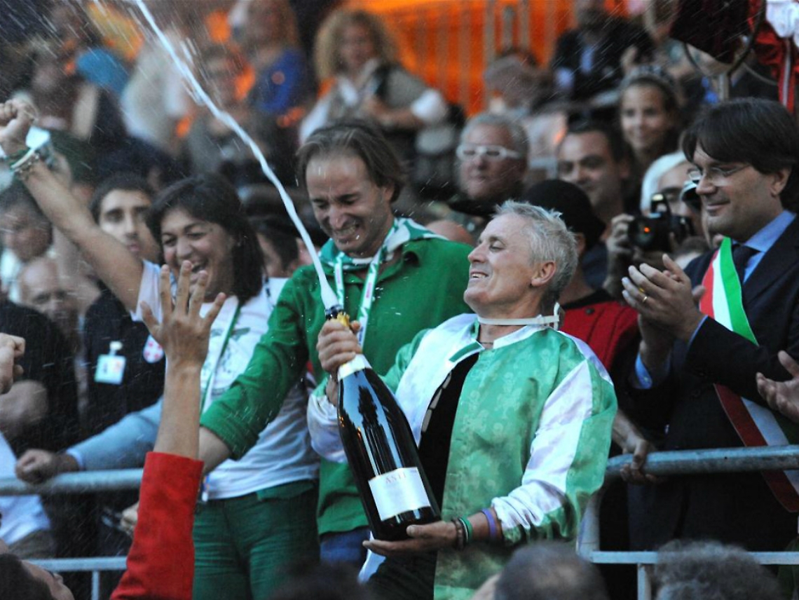 Palio, Alessandro Scassa fa sognare il popolo biancorverde