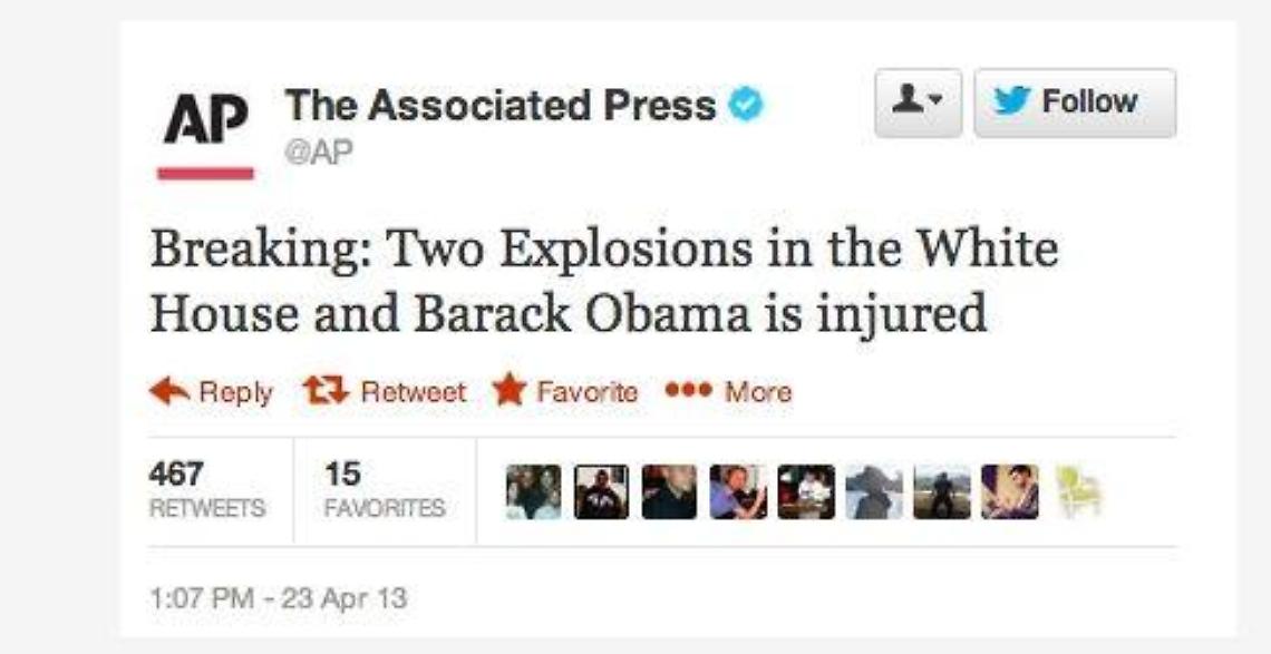Usa/ Hackerato Twitter di AP su falso attentato a Obama