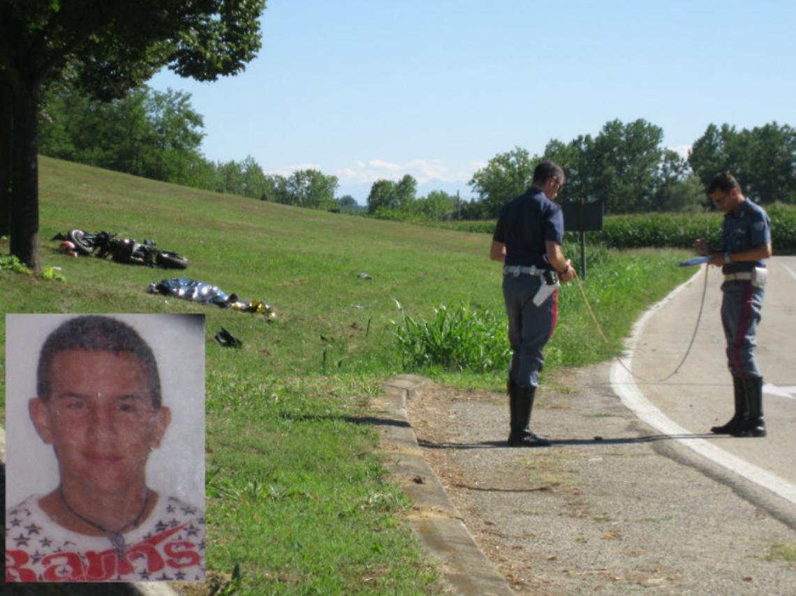 Colle Don Bosco, salta il fossato in moto<br/>Muore 21enne, faceva un giro con amici