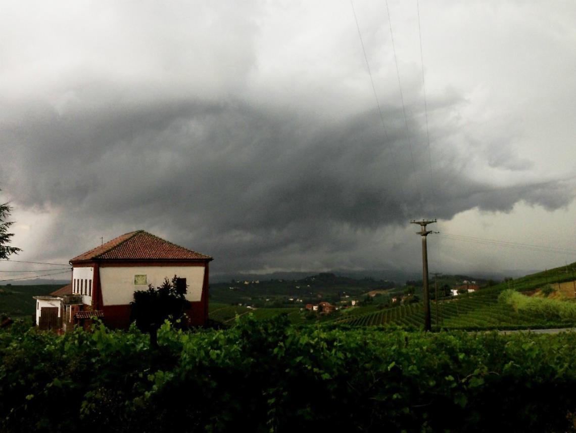 Pioggia e grandine sul Sud Astigiano<br/>Niente pace quest'anno sulle colline