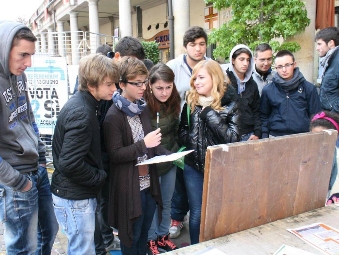 L'eco dei messaggi di pace<br/>con 800 ragazzi in centro citt&agrave;