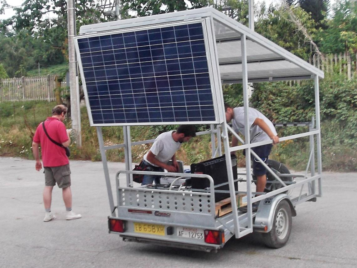 L'istituto agrario "Penna" presenta la macchina anti flavescenza dorata