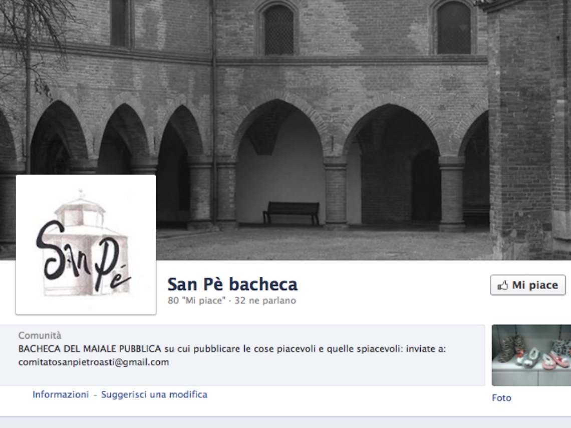 La bacheca del maiale<br/>svela le incivilt&agrave; di zona San Pietro