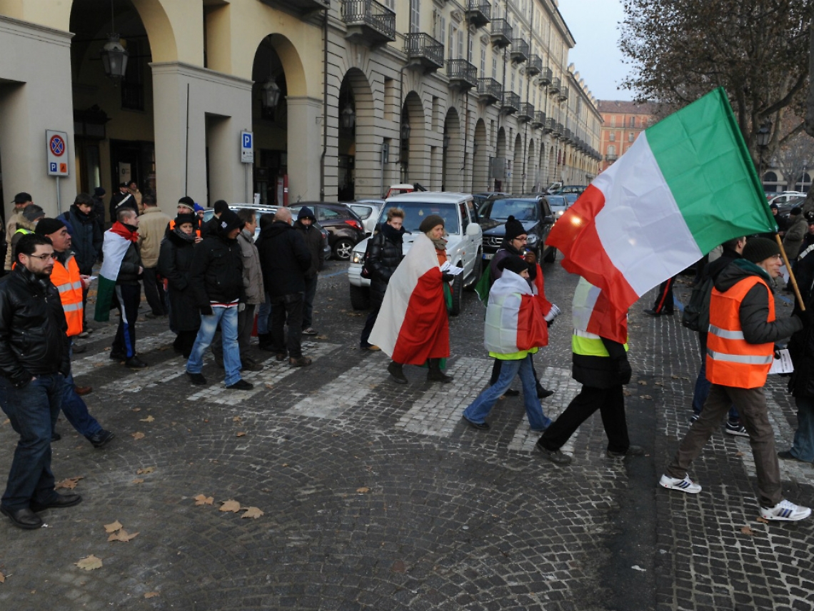 Ad Asti fallisce la protesta dei forconi