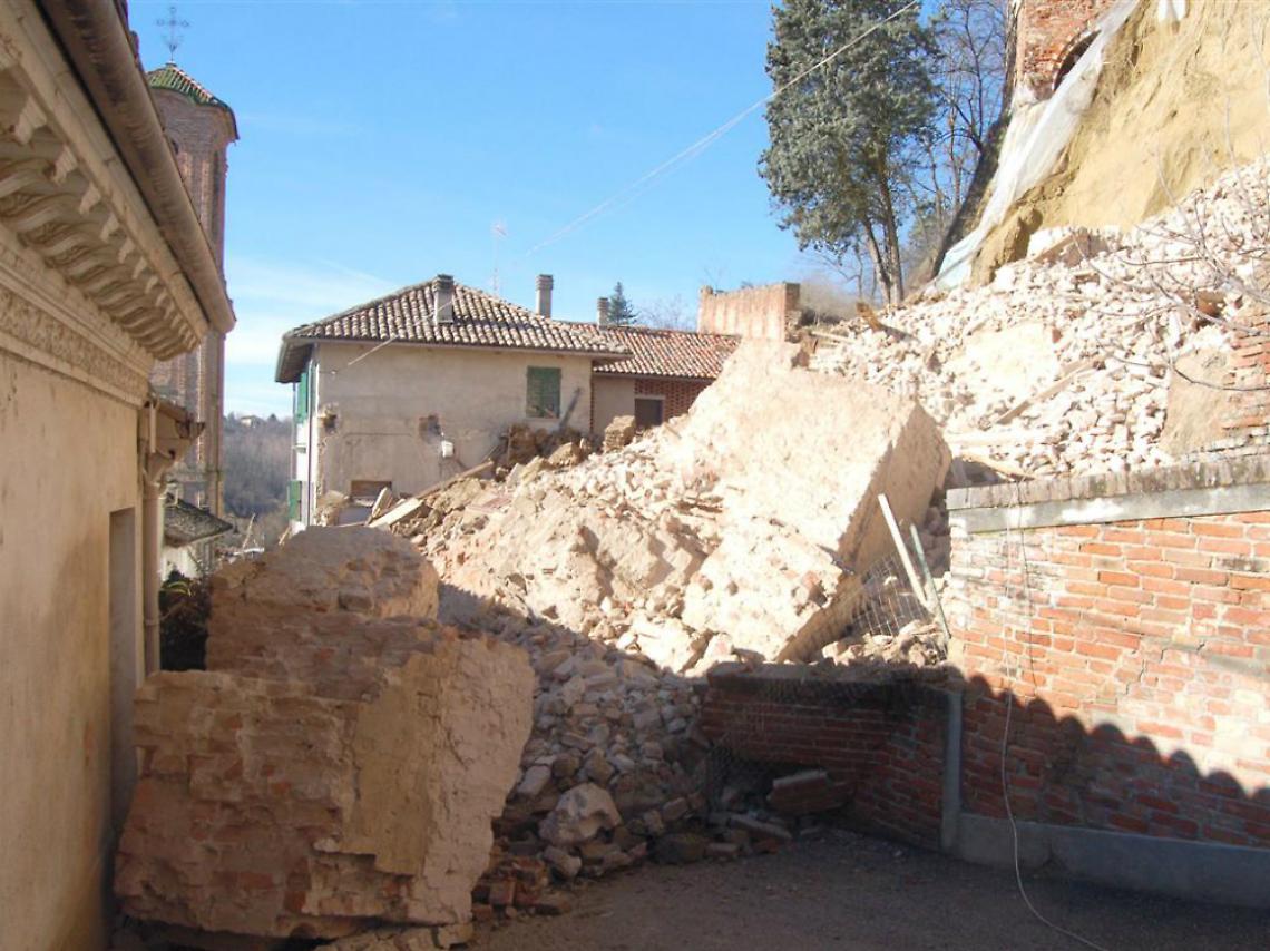 Crollo del castello di Frinco: a breve i primi lavori