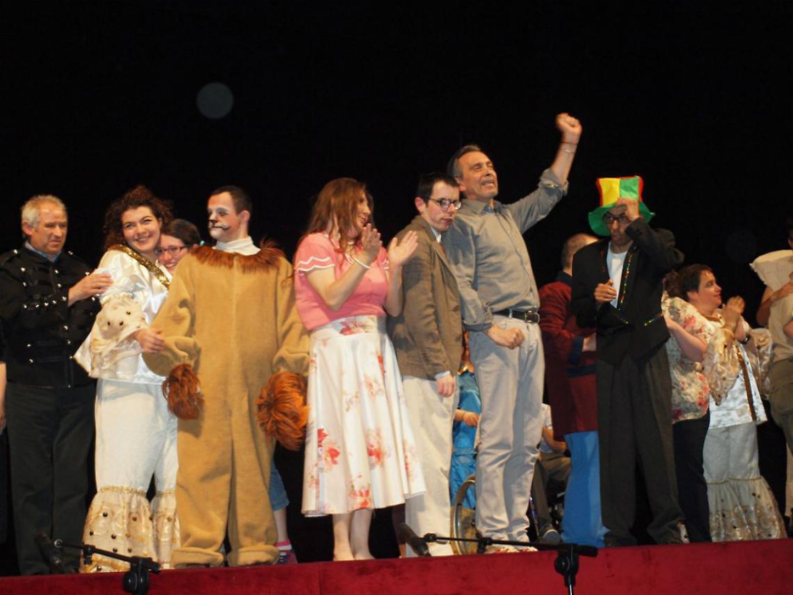 I ragazzi dell'Anffas<br/>protagonisti sul palco con "Big fish"