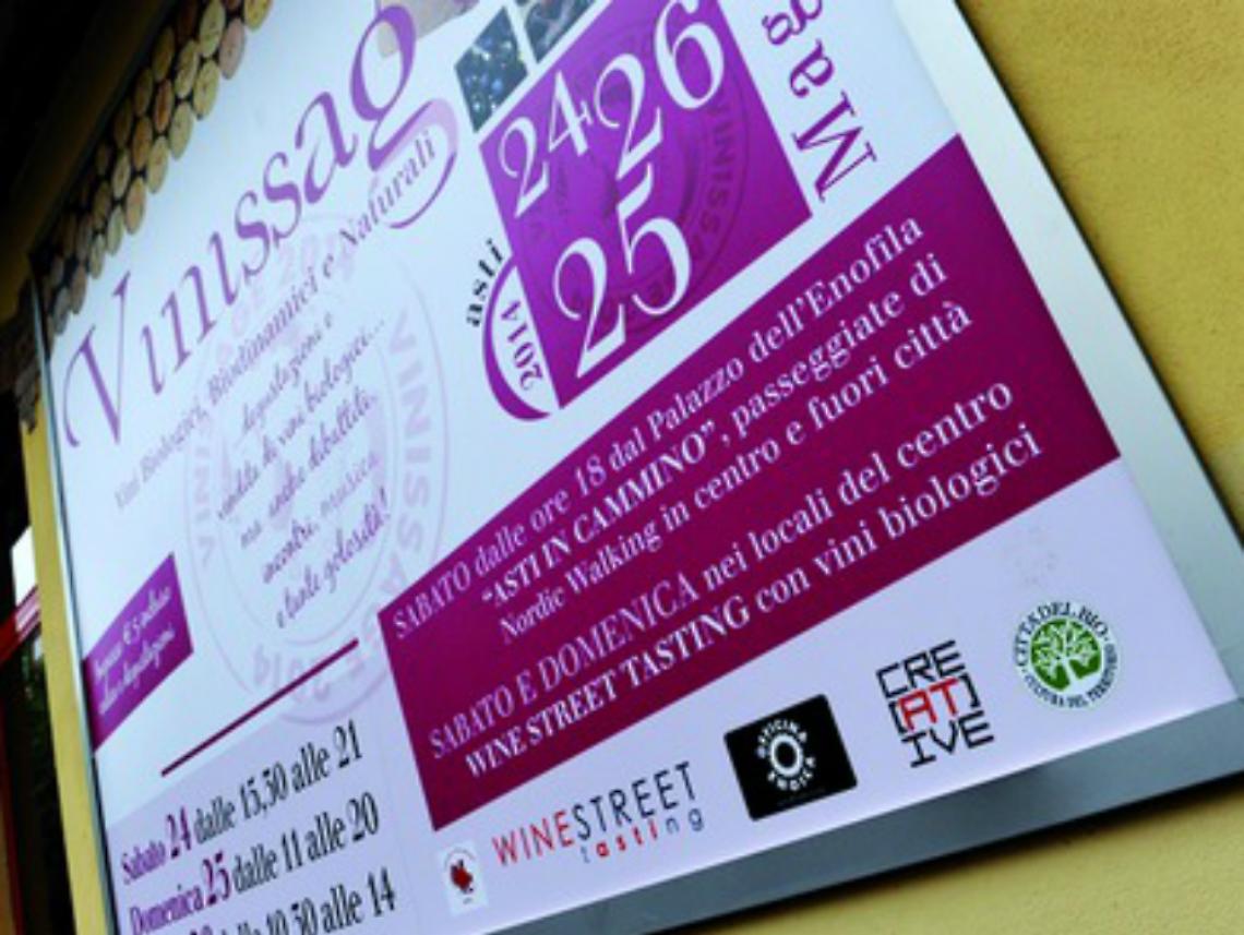 Vinissage sta aspettando<br/>gli estimatori del vino bio