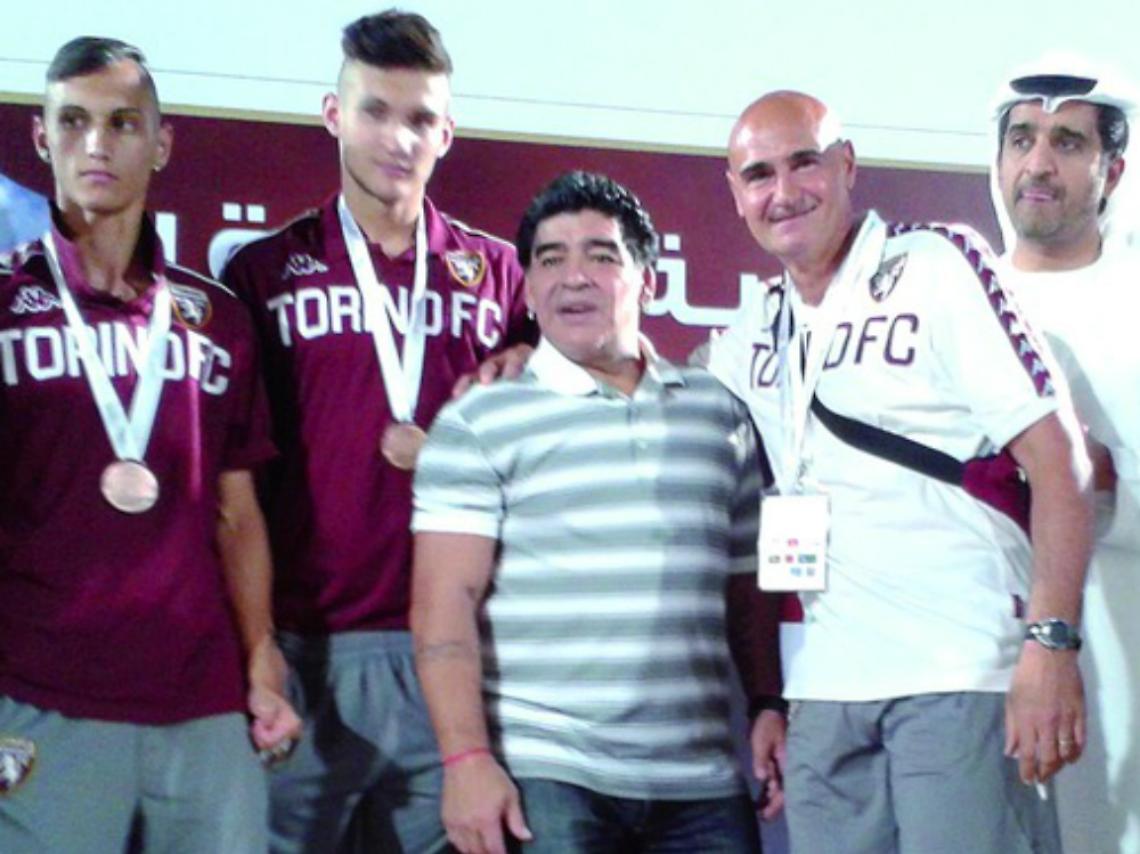 Crispoltoni festeggia il titolo<br/>con la "Berretti" del Torino