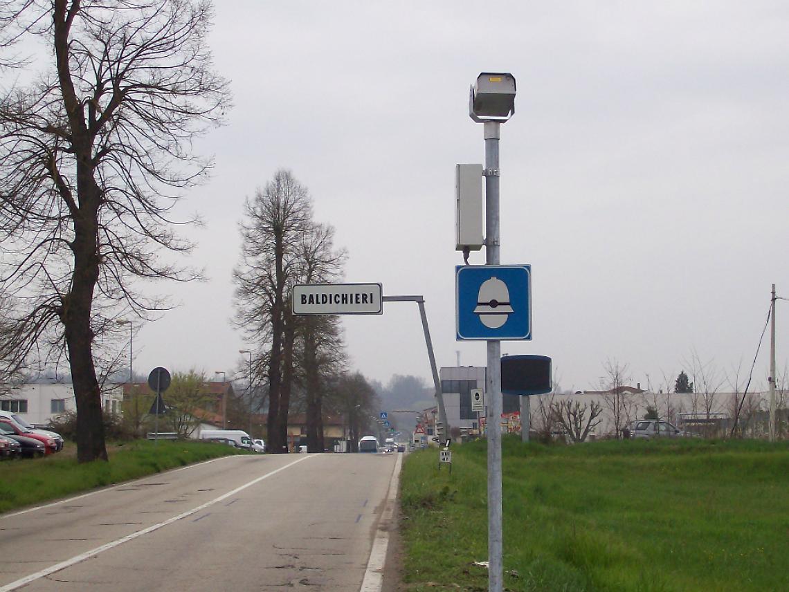 Da luned&igrave; 7 luglio 4 autovelox<br/>attivi a Baldichieri e Villafranca