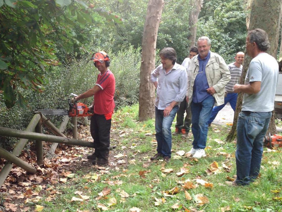 Rimosse dai parchi le staccionate pericolose