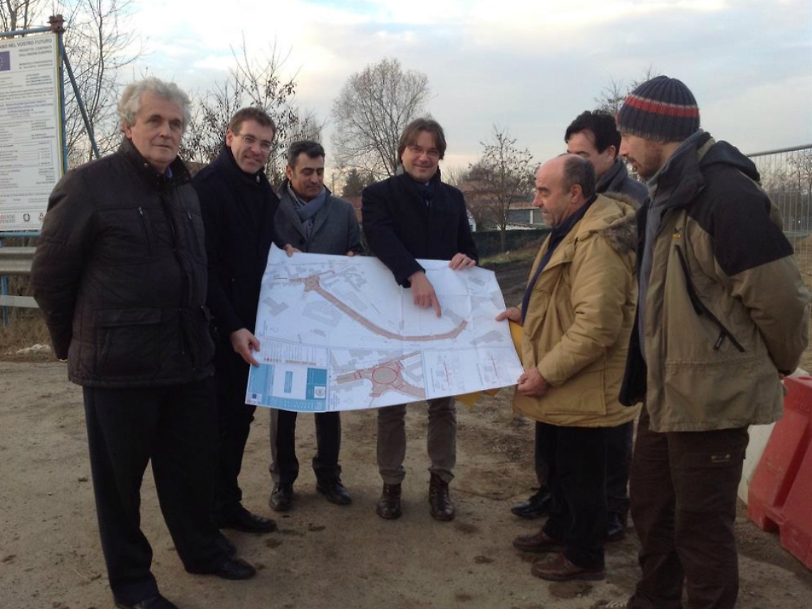 Aperto il cantiere per la bretella di corso Ivrea