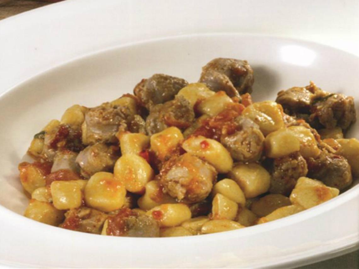Gnocchetti di patate con salsiccia