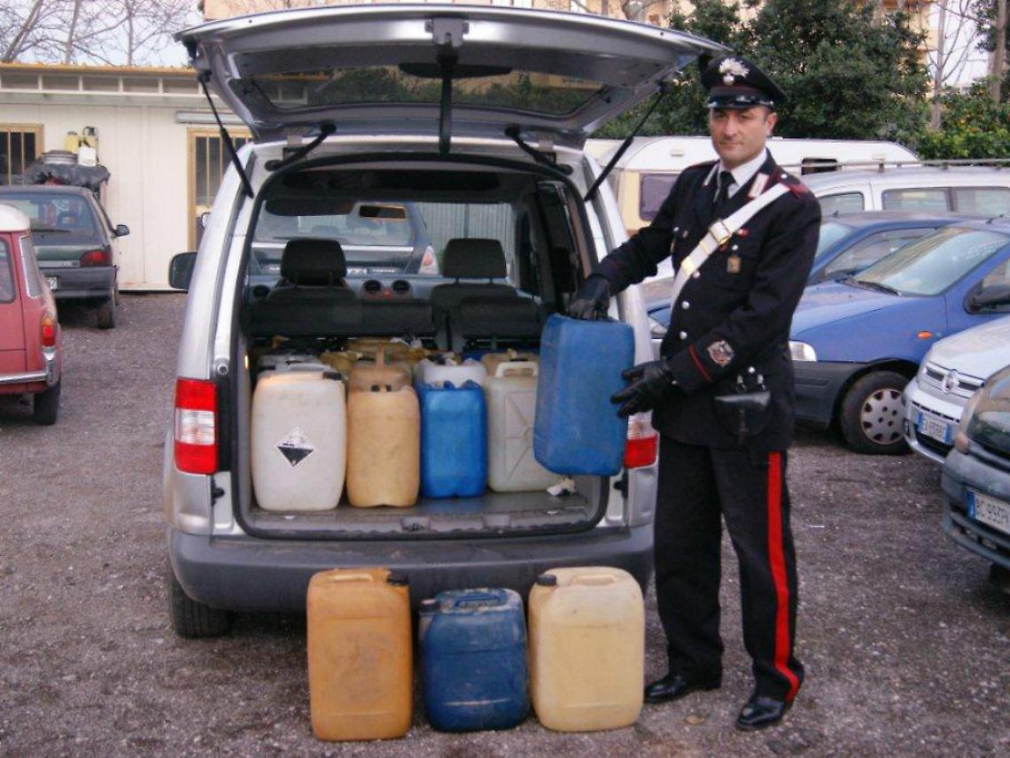 Ruba oltre 200 litri di carburanti<br/>Sorpreso grazie alla videosorveglianza