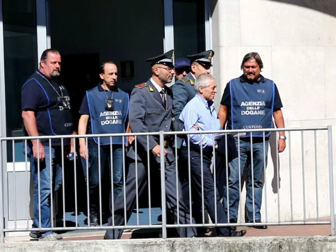 L'imprenditore Marco Marenco<br/>in carcere a Quarto dopo l'estradizione