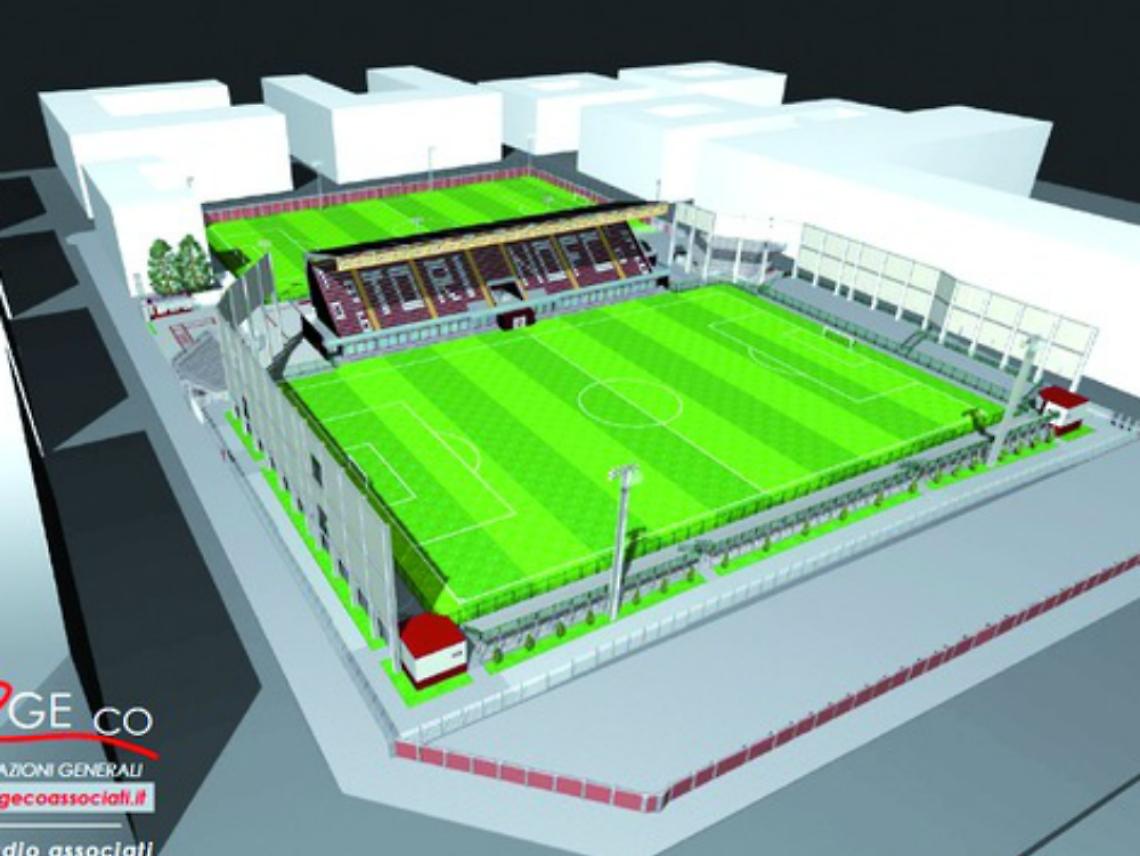 Nuovo Filadelfia: la futura casa<br/>del Torino Calcio nasce ad Asti