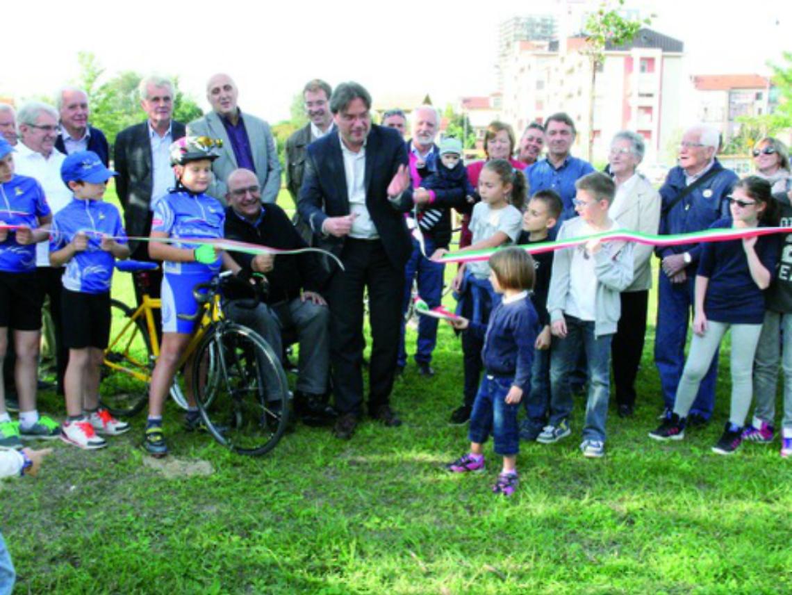 Taglio del nastro e grande festa<br/>al nuovo parco del Borbore