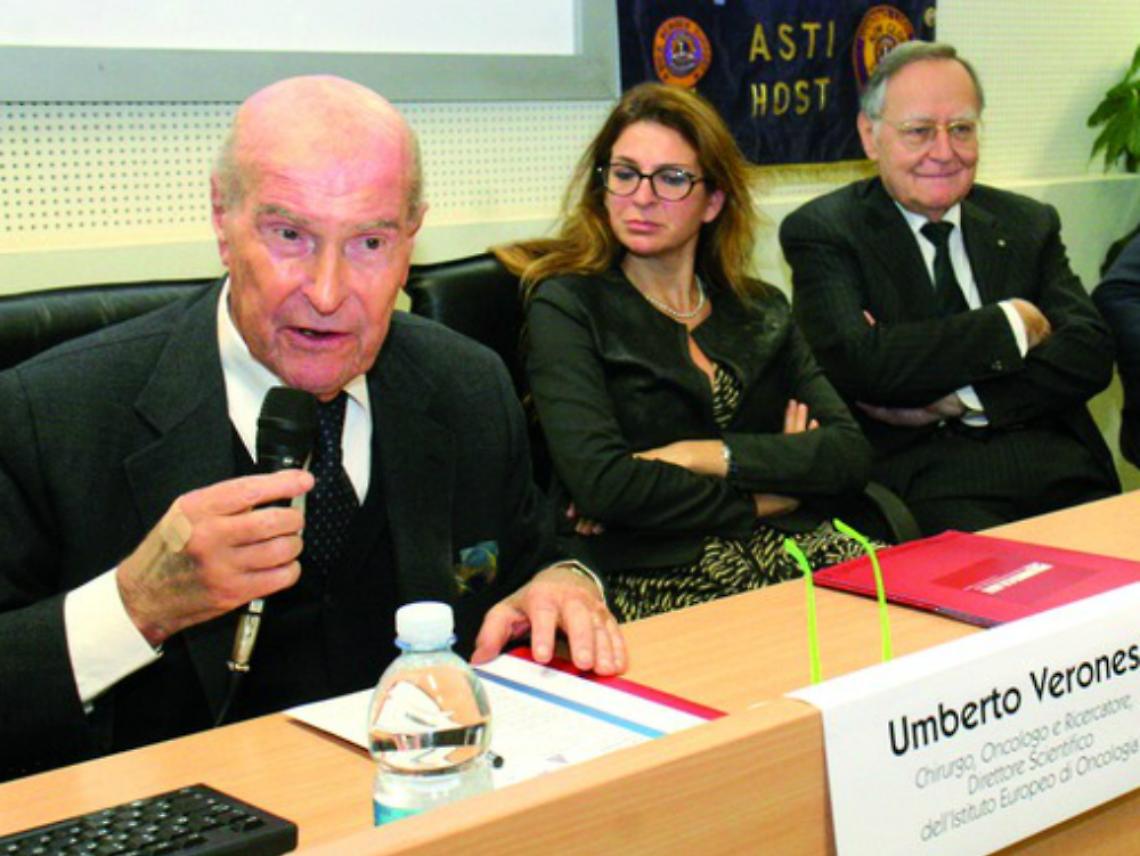 Come difendersi dal cancro,<br/>un convegno con il prof. Veronesi