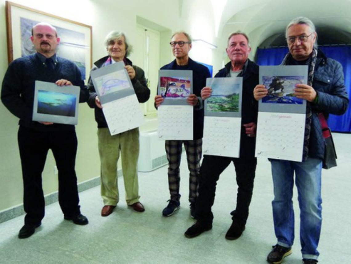 Un calendario 2016 artistico<br/>con la balena di Chiusano