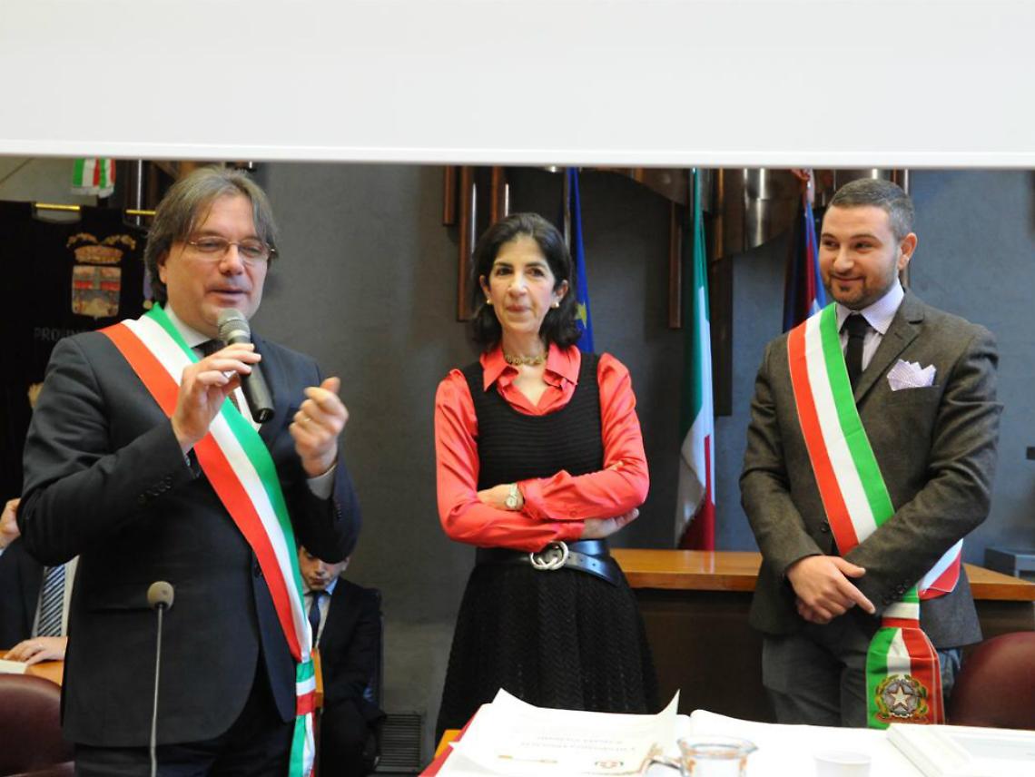 Fabiola Gianotti dal Cern<br/>alla cittadinanza onoraria