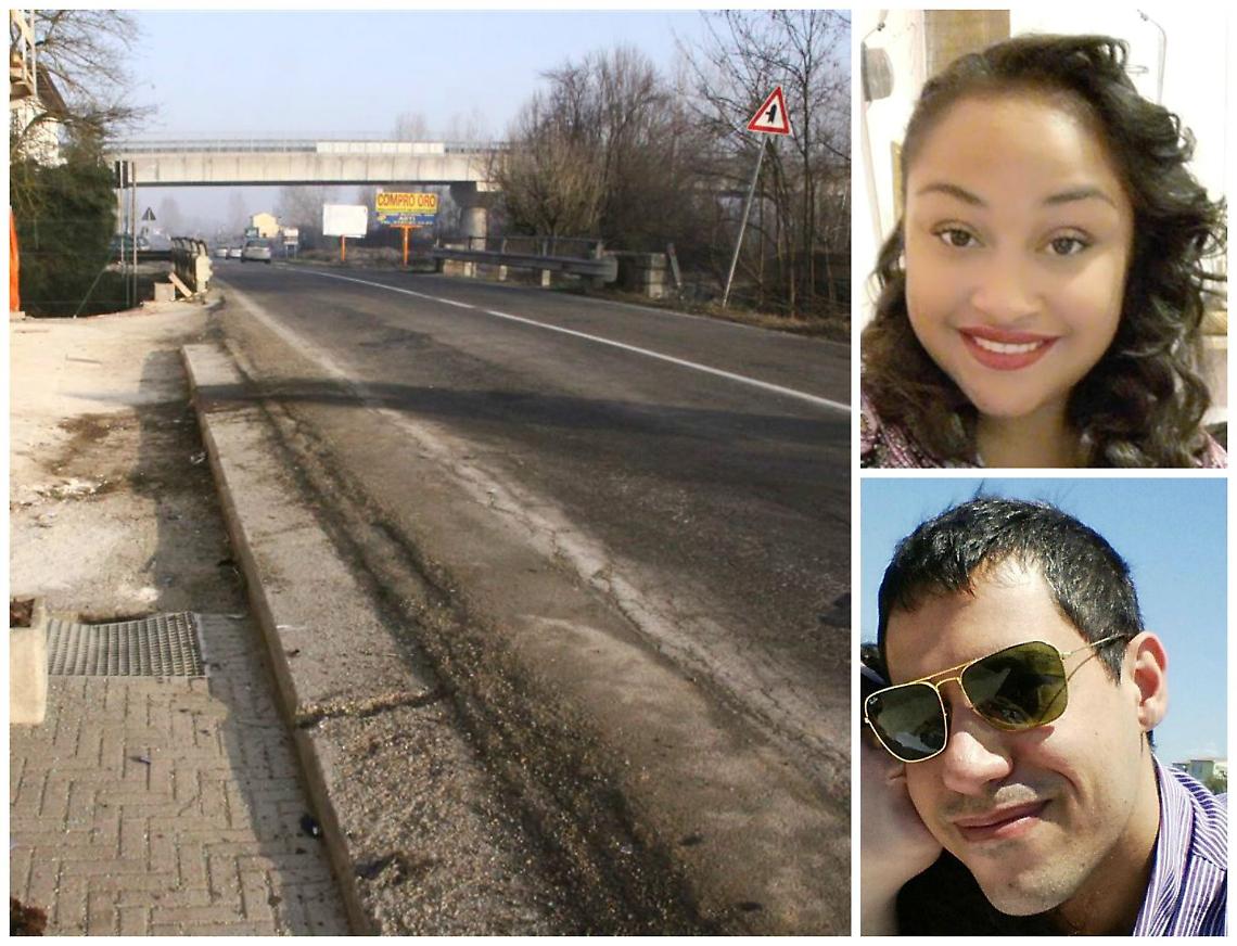 Un sorpasso, poi lo schianto<br/>Addio ad Alessandra e Roberto