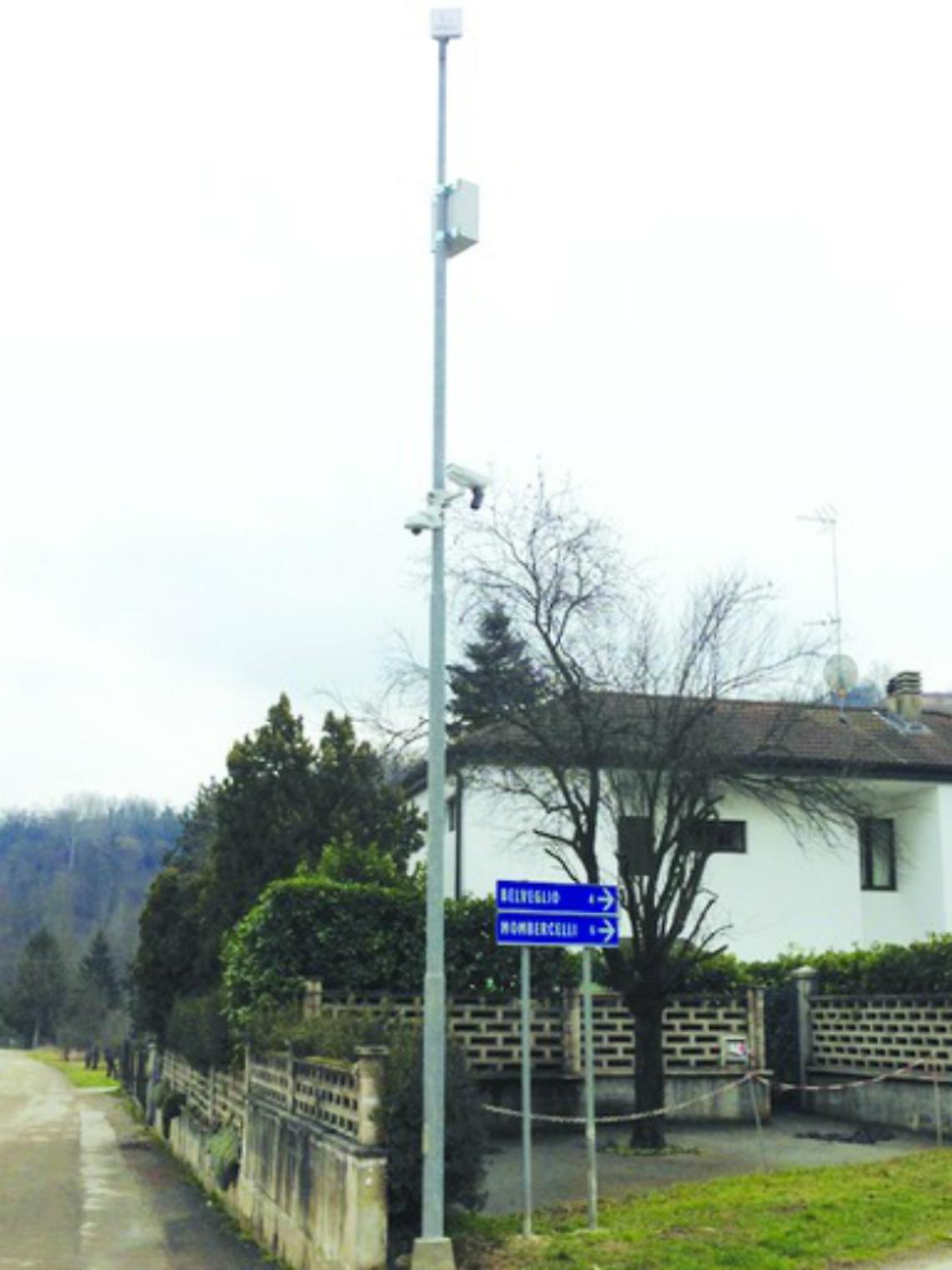 A Rocchetta telecamere<br/>per "leggere" le targhe sospette