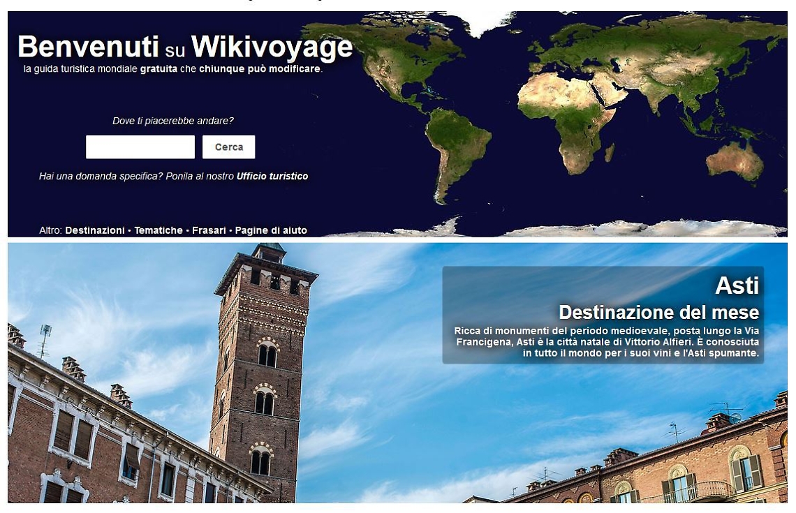 Asti &egrave; la destinazione del mese<br/>secondo la guida Wikivoyage