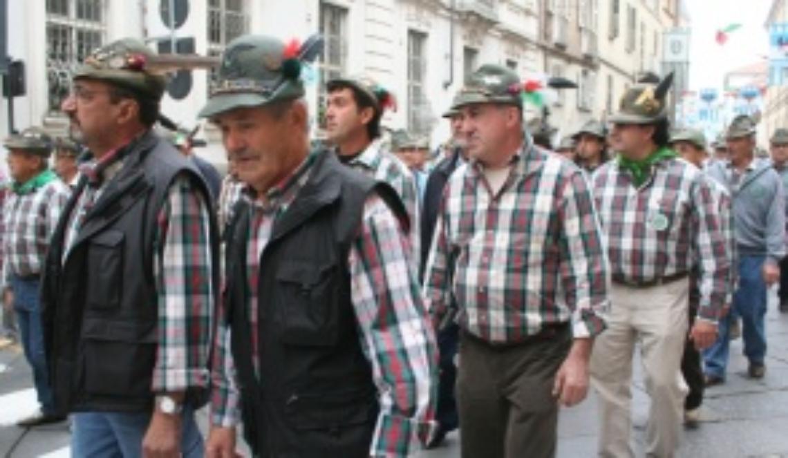 Il percorso della grande sfilata degli alpini