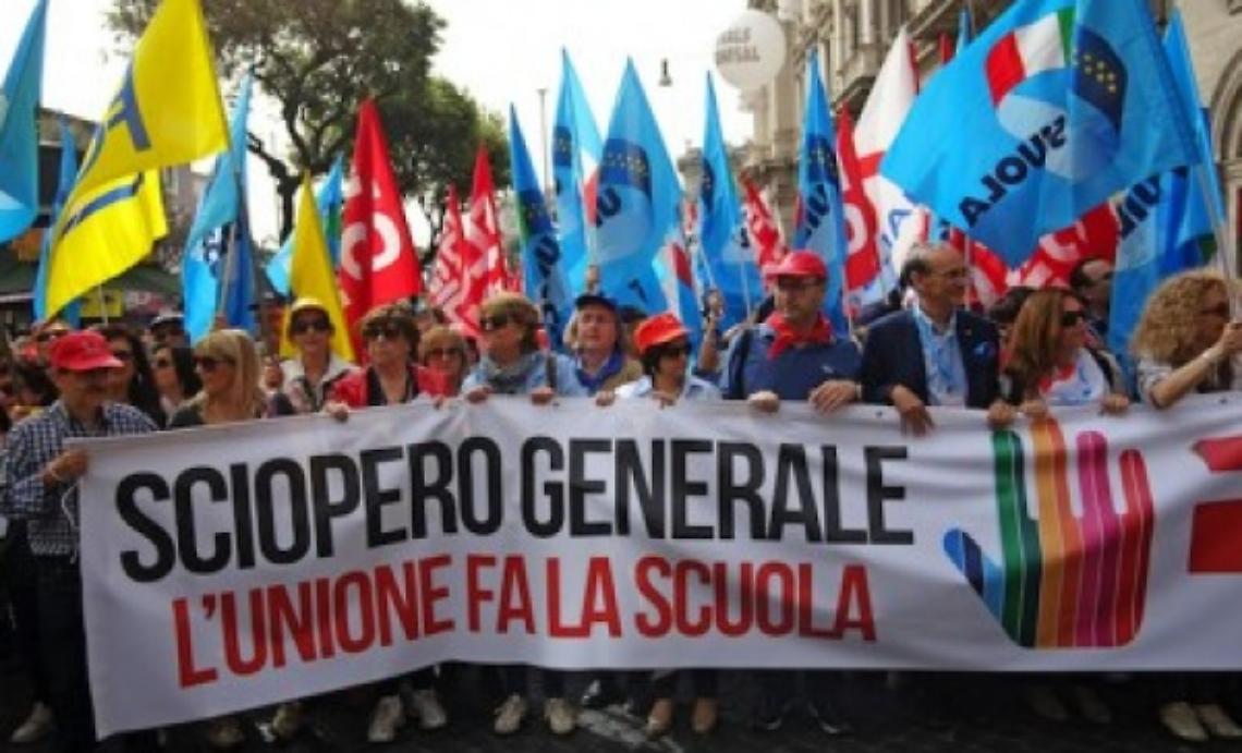 Oggi lo sciopero della scuola