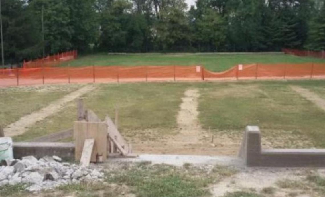 Un anfiteatro naturale nel parco del Castello