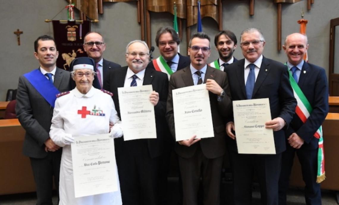 Consegnate le onorificenze della Repubblica