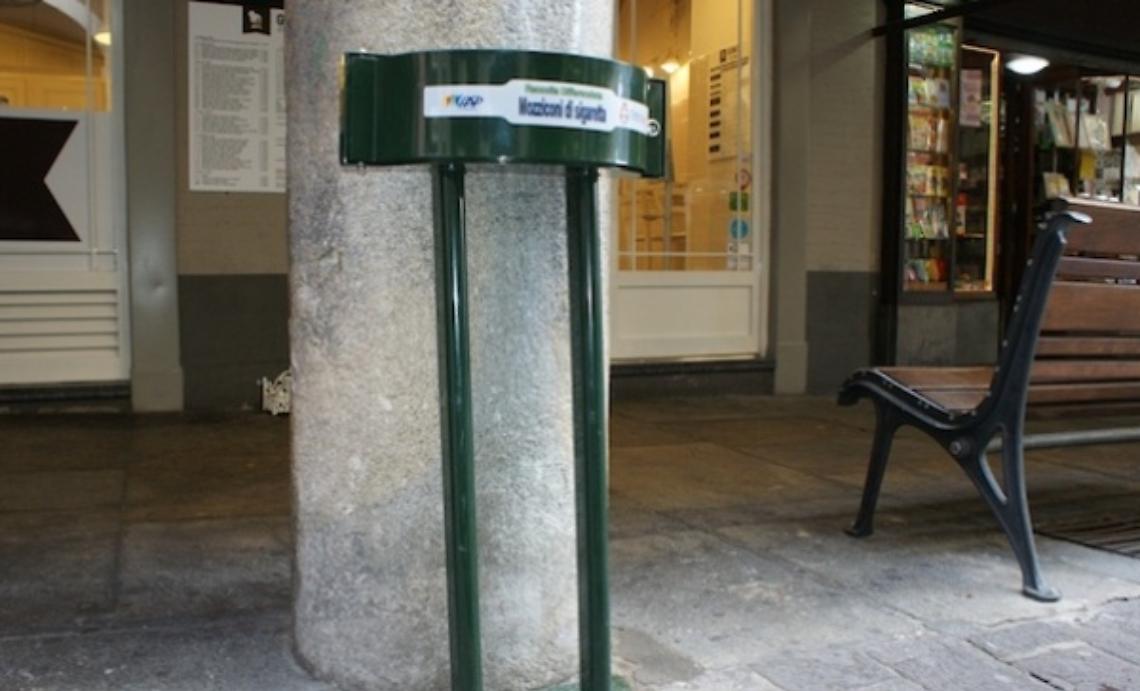 Asti: nuovi cestini contro le "cicche" per terra