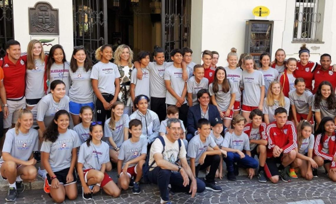 Ad Asti la visita di 40 sportivi americani