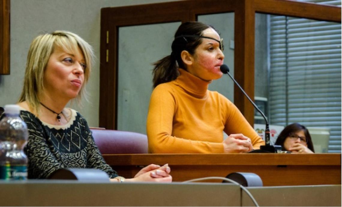 Ad Asti la toccante storia di Gessica Notaro