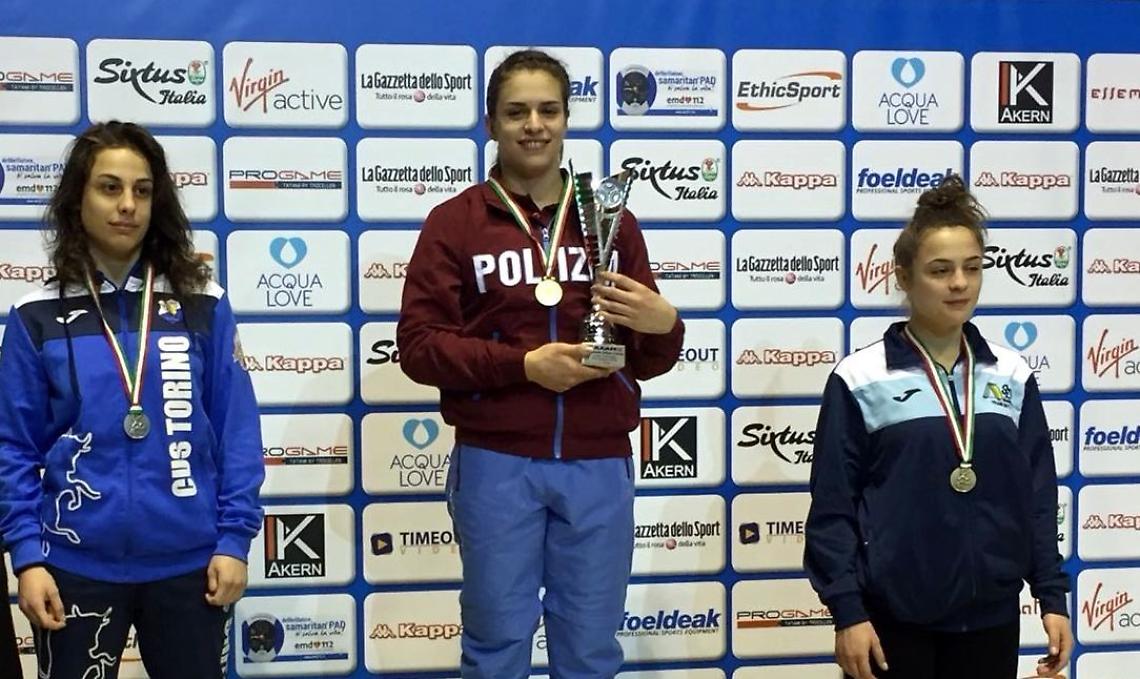 Carola Rainero sul podio