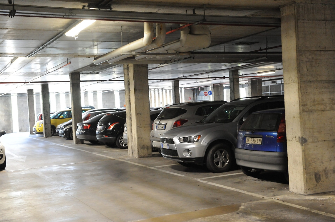 parcheggio sotterraneo ospedale