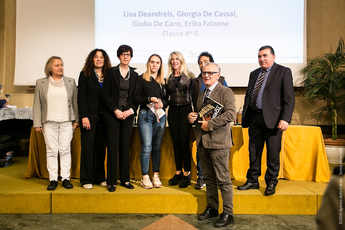 Liceo artistico Alfieri premiazione concorso Fisco e scuola 2018