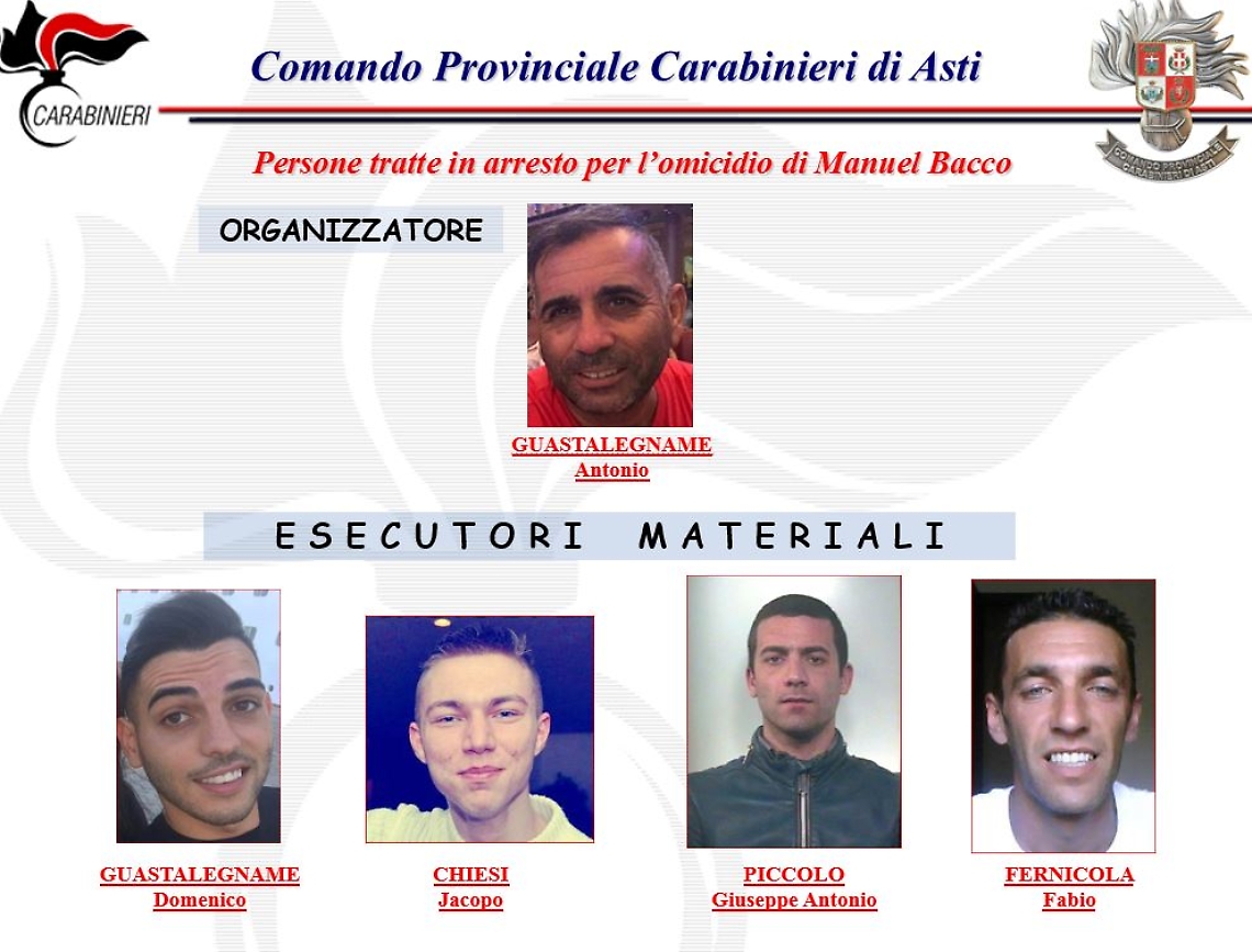 bacco arrestati