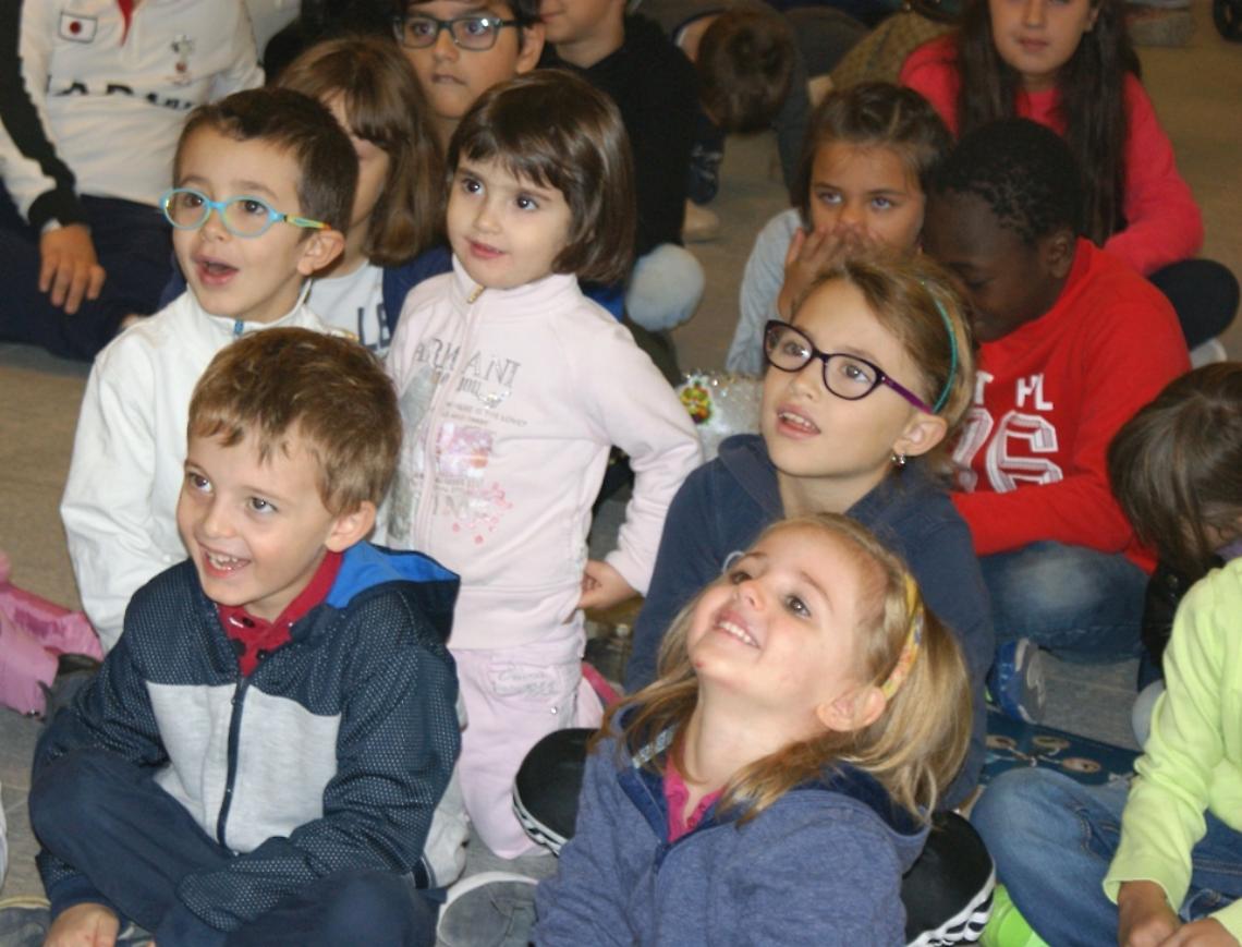 bambini al museo dei fossili